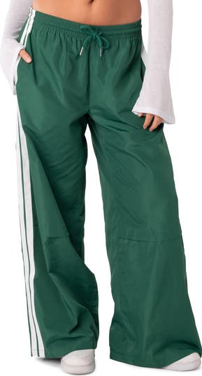 Green track pants womens online