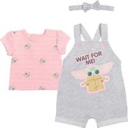 Star Wars The Mandalorian Grogu Shortall and T-Shirt Set