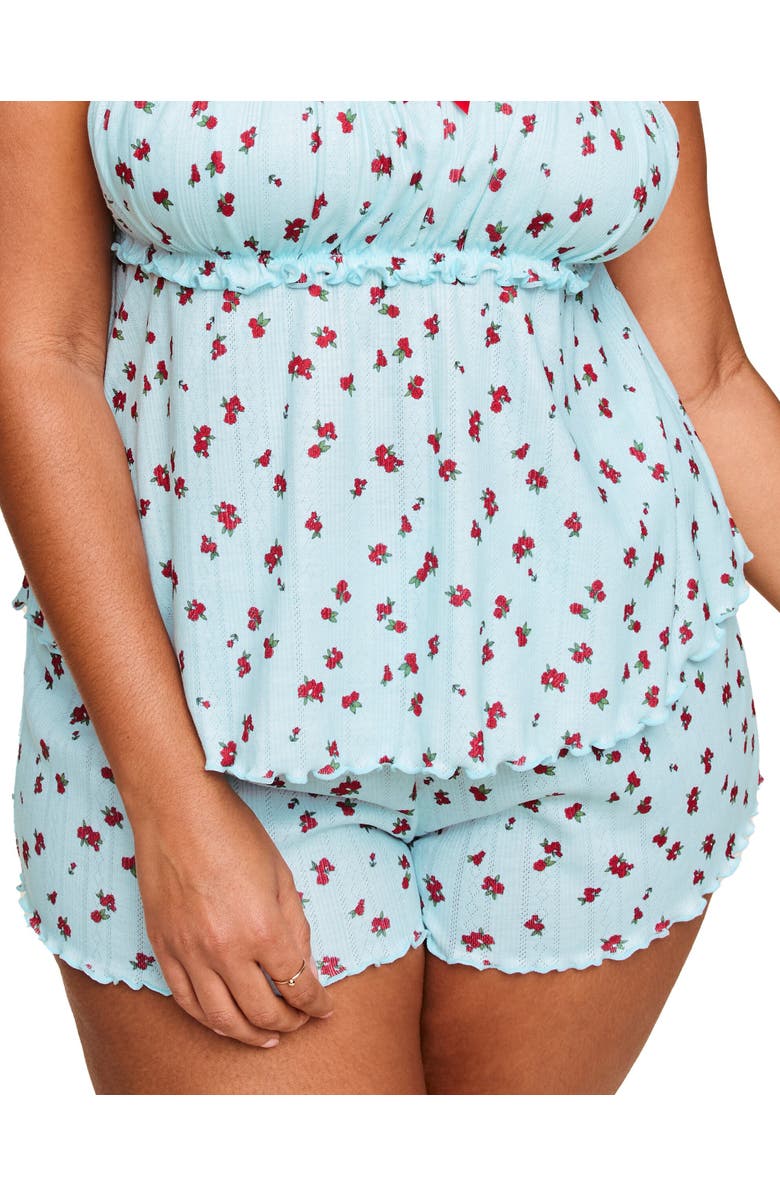 Adore Me Leanore Tank And Shorts Pajamas, Alternate, color, 