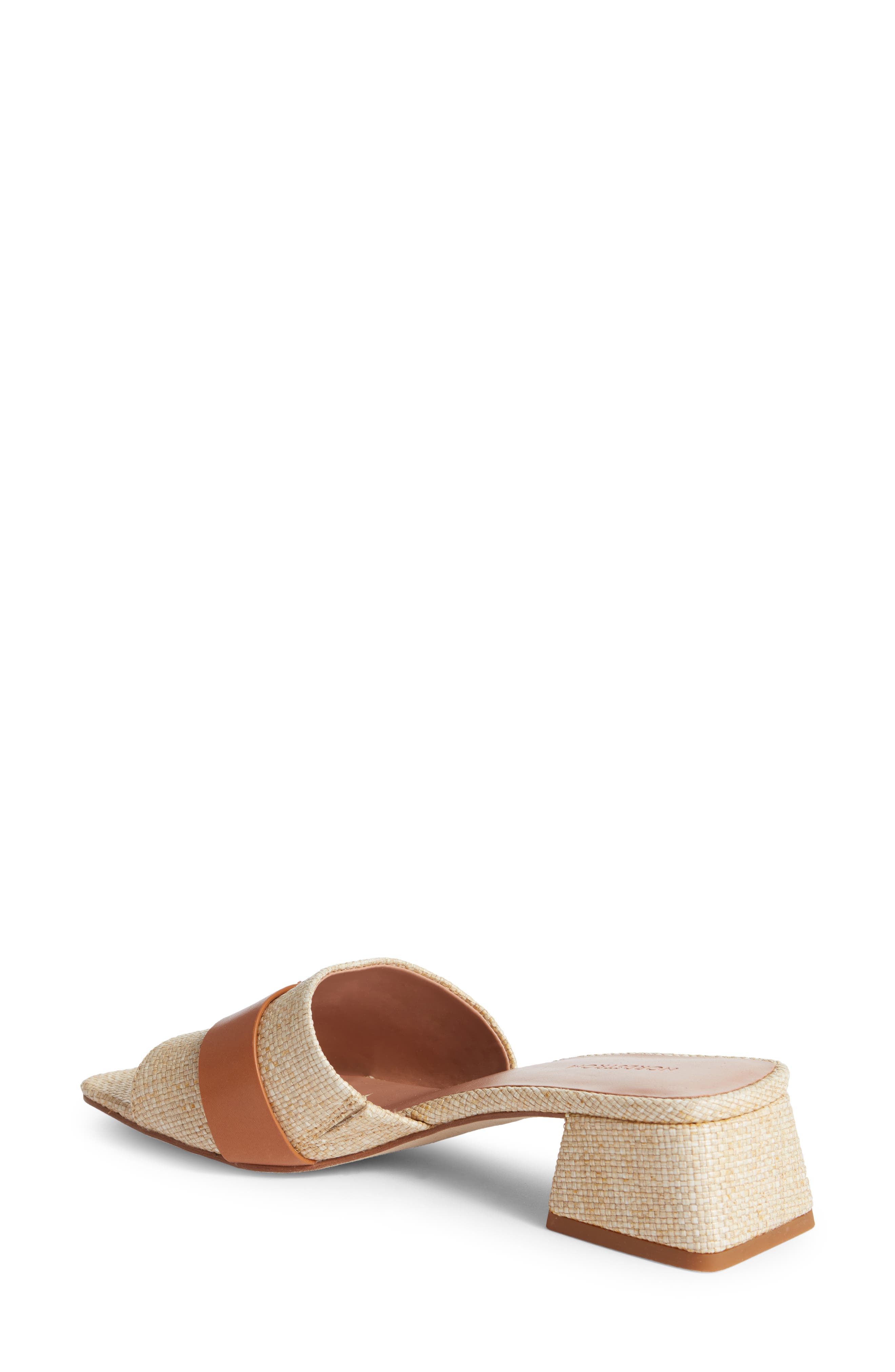 Birdie Slide Sandal, Alternate, color, NATURAL RAFFIA