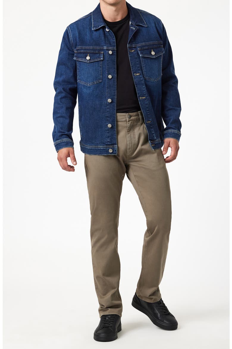 Zach Straight Leg Twill Pants, Alternate, color, OLIVE CASUAL TWILL