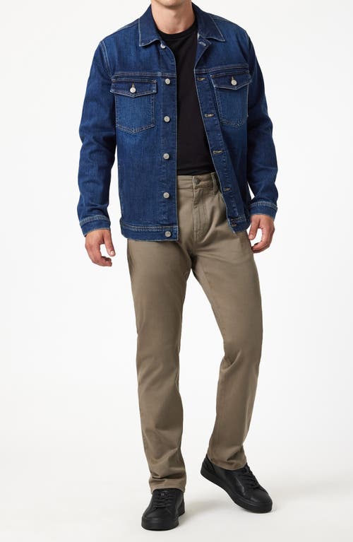 Mavi Jeans Zach Straight Leg Twill Pants In Olive Casual Twill