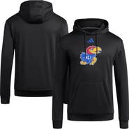 adidas Men's adidas Black Kansas Jayhawks Locker Logo Fleece Pullover Hoodie