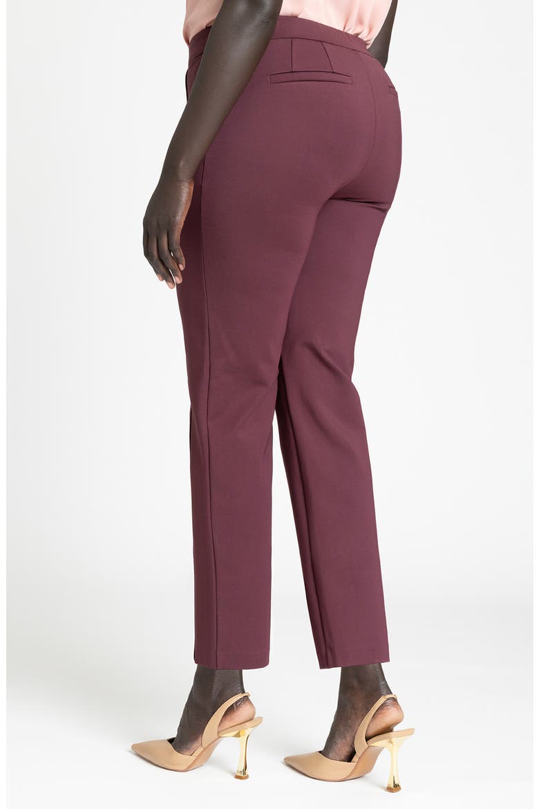 The Ultimate Stretch Slim Leg Pant, Alternate, color, VINEYARD WINE