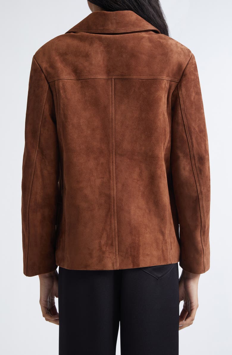Siedrés Asean Suede Jacket, Alternate, color, Brown