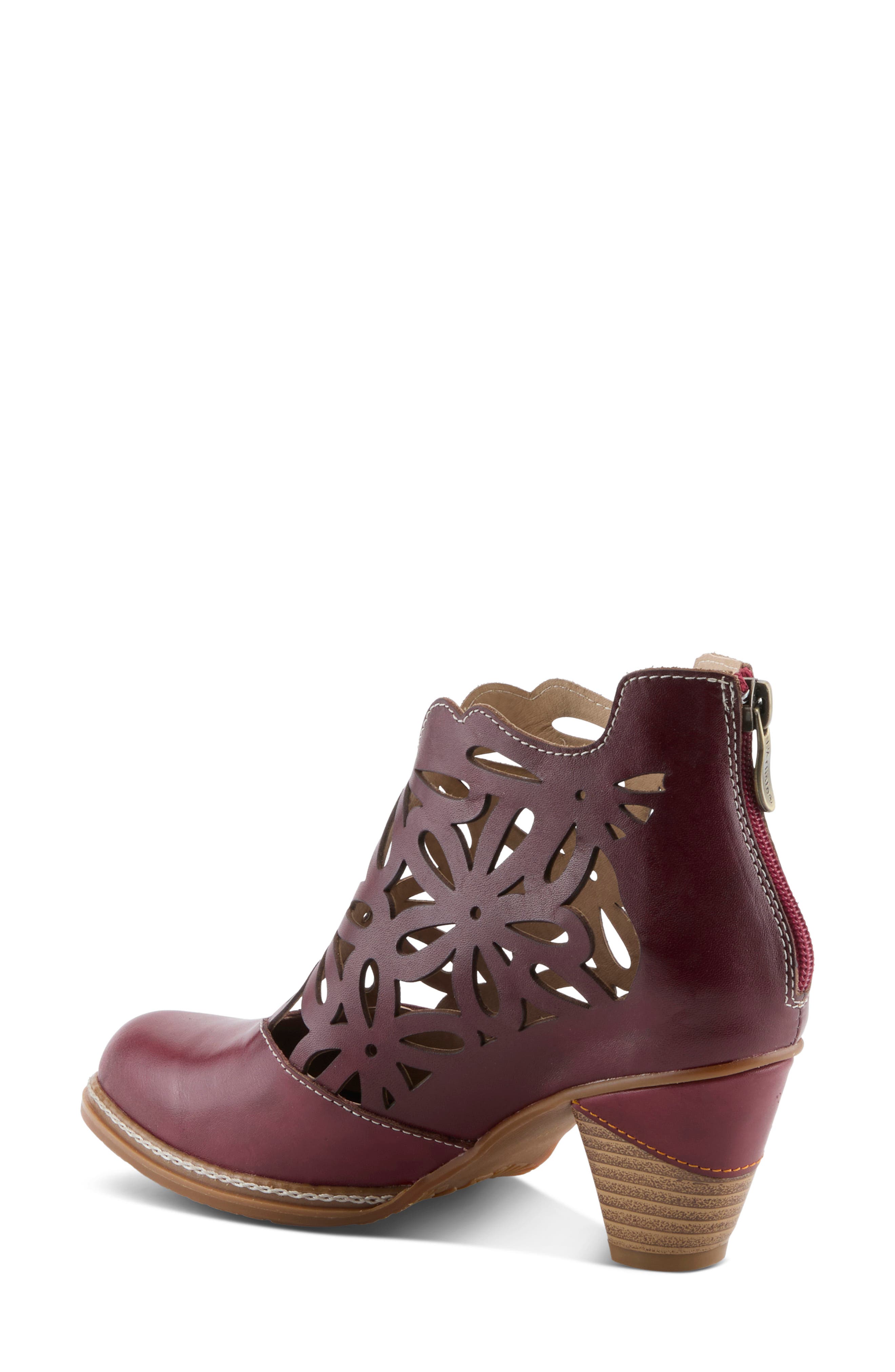 Feelin' Free Bootie, Alternate, color, BORDEAUX