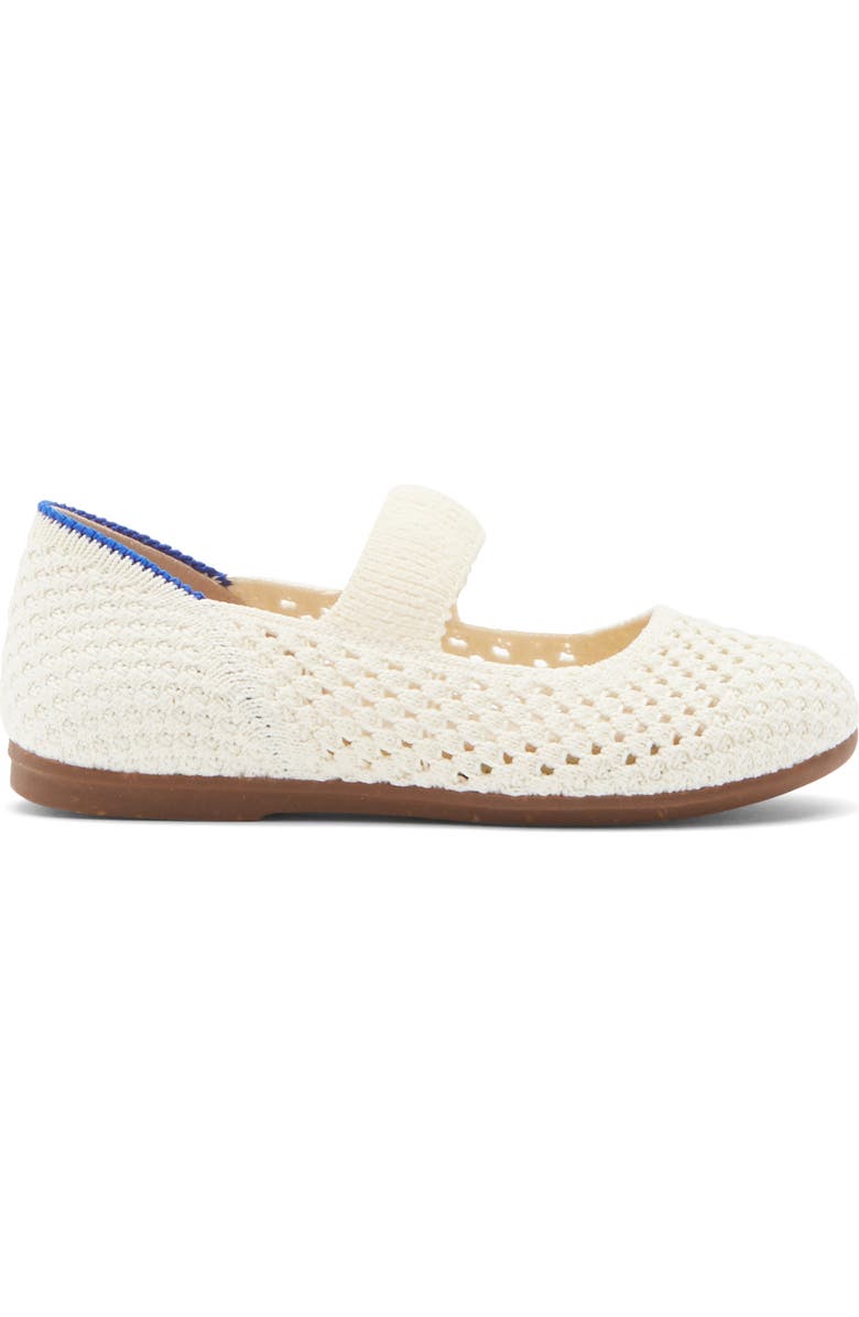 Rothy's Kids' Mary Jane Flat, Alternate, color, White Open-Knit
