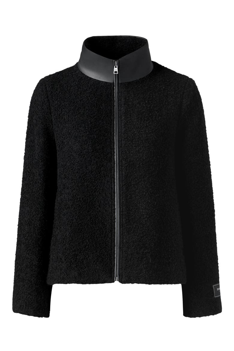 Kaitlyn Zip Jacket, Alternate, color, BLACK