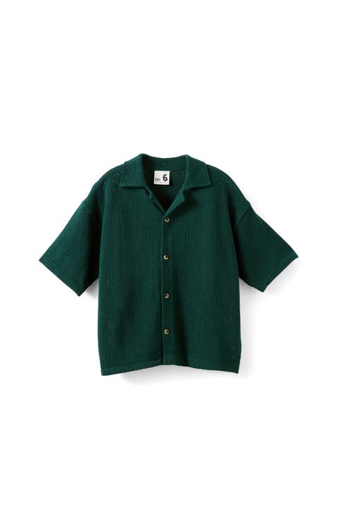 Kid's Knit Boxy Shirt
