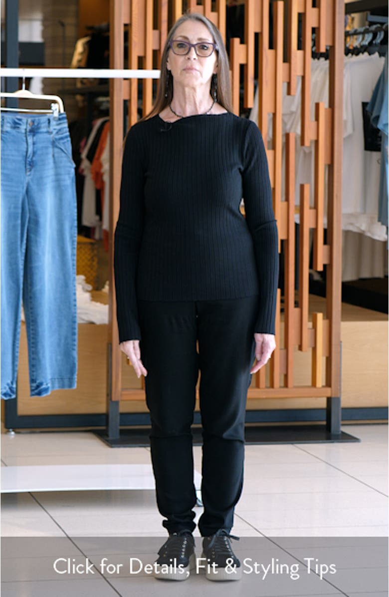 Boat Neck Rib Top, sales video thumbnail