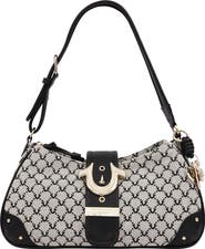 True Religion Signature Horseshoe Large Zip Shoulder Bag