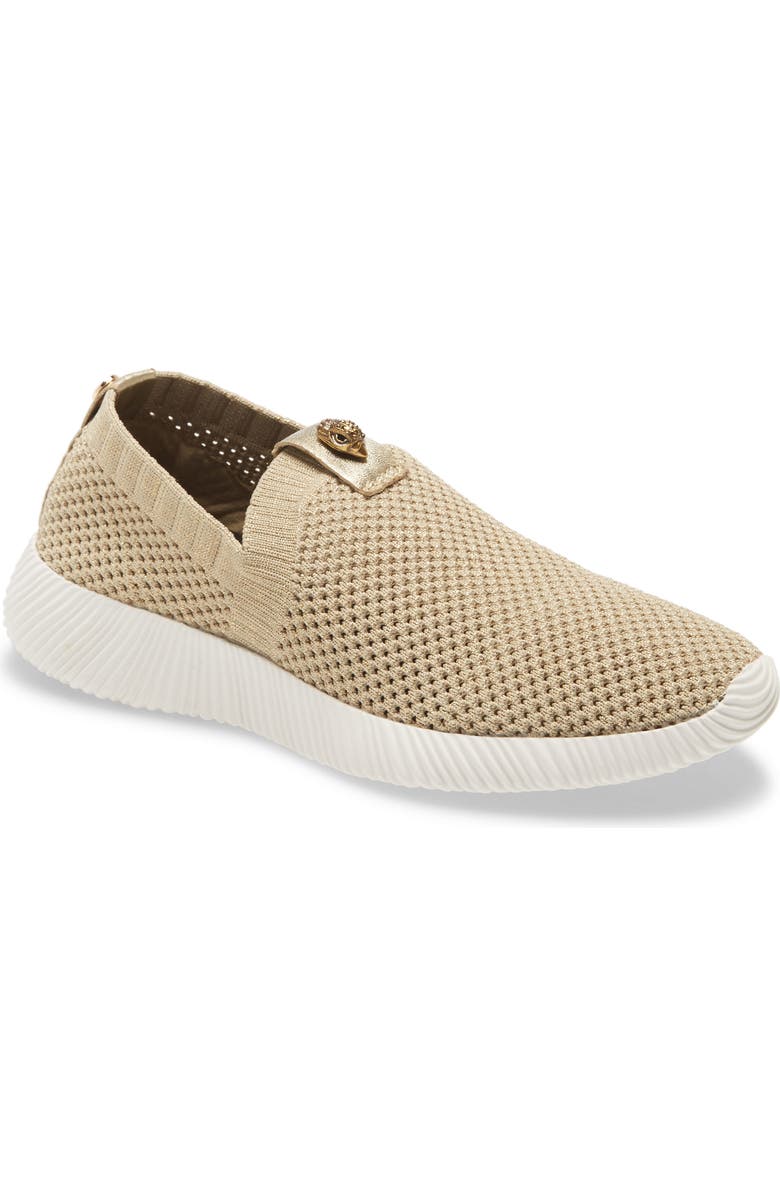 Kurt Geiger London Lorna Slip-On Sneaker, Main, color, Gold Fabric