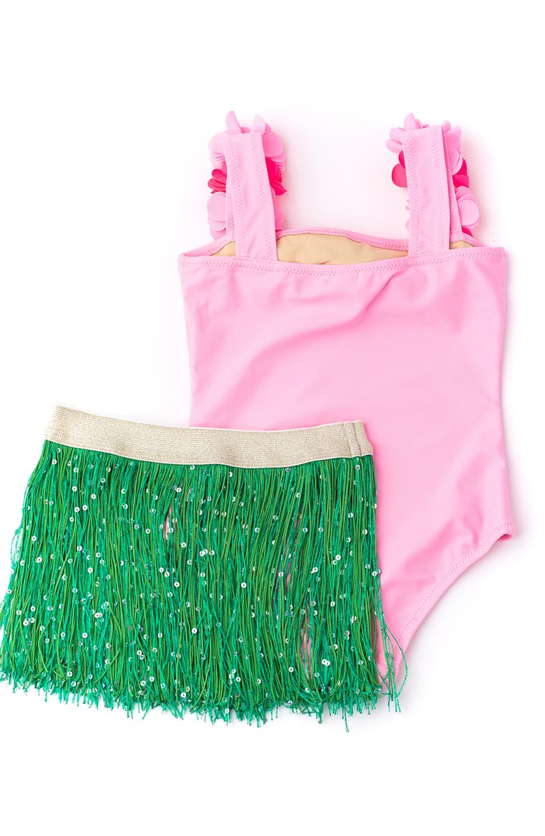 Shade Critters Kids' One-Piece Swimsuit & Cover-Up Skirt Set, Alternate, color, 