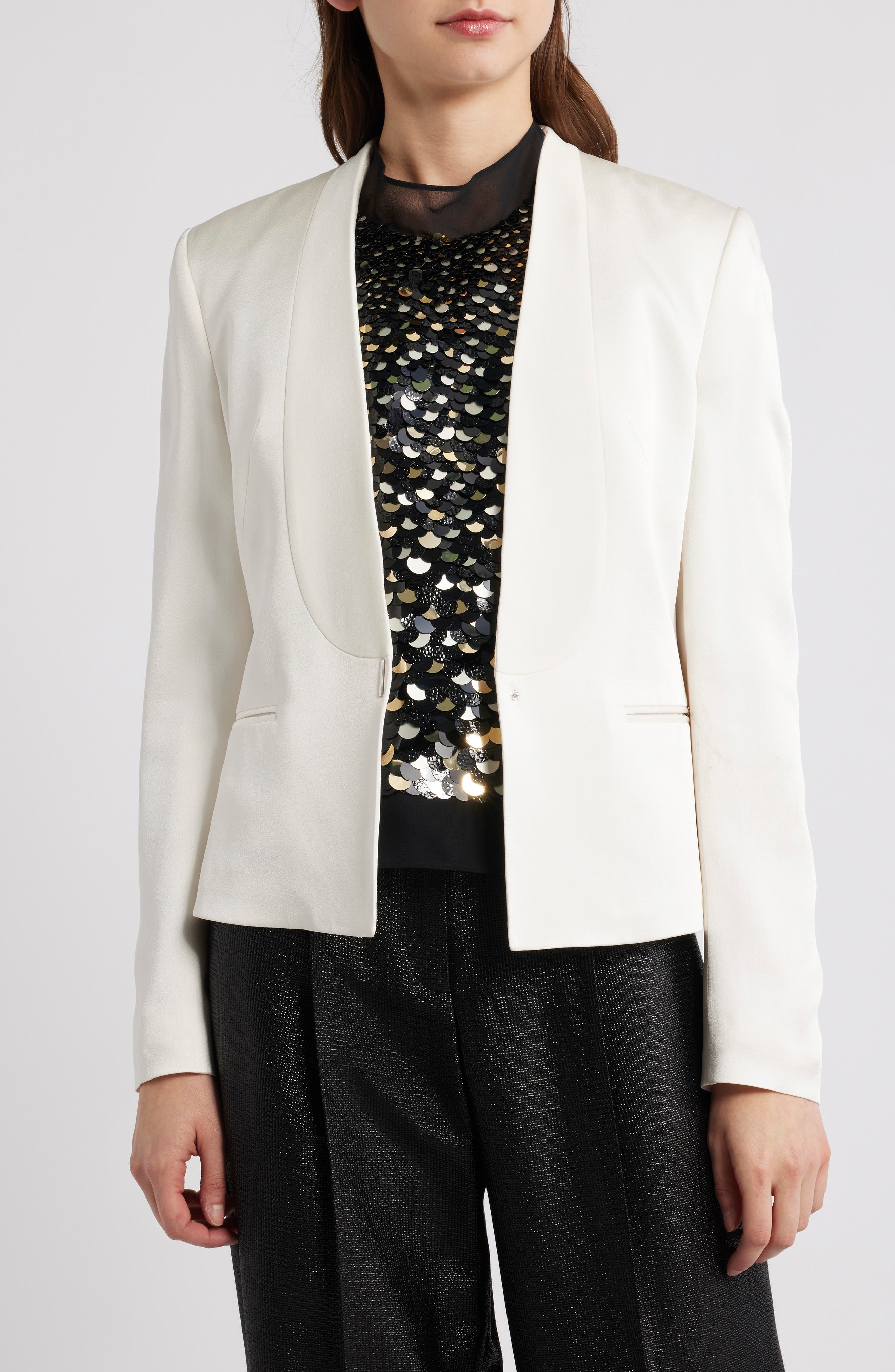BOSS Jia One-Button Blazer
