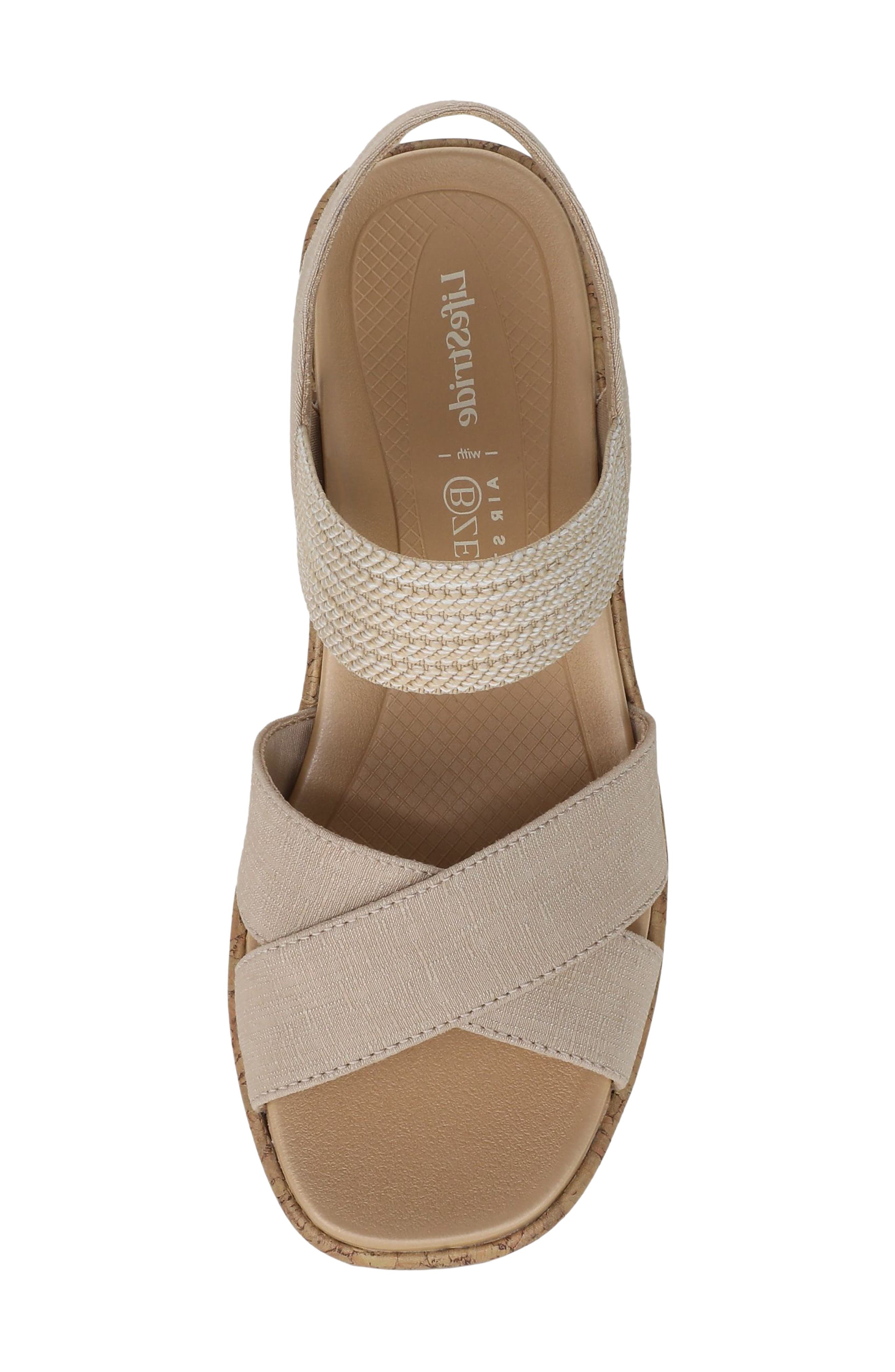 Verity Platform Wedge Sandal, Alternate, color, SAND CASTLE TAN
