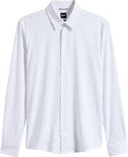 BOSS Roan Slim Fit Button-Up Shirt