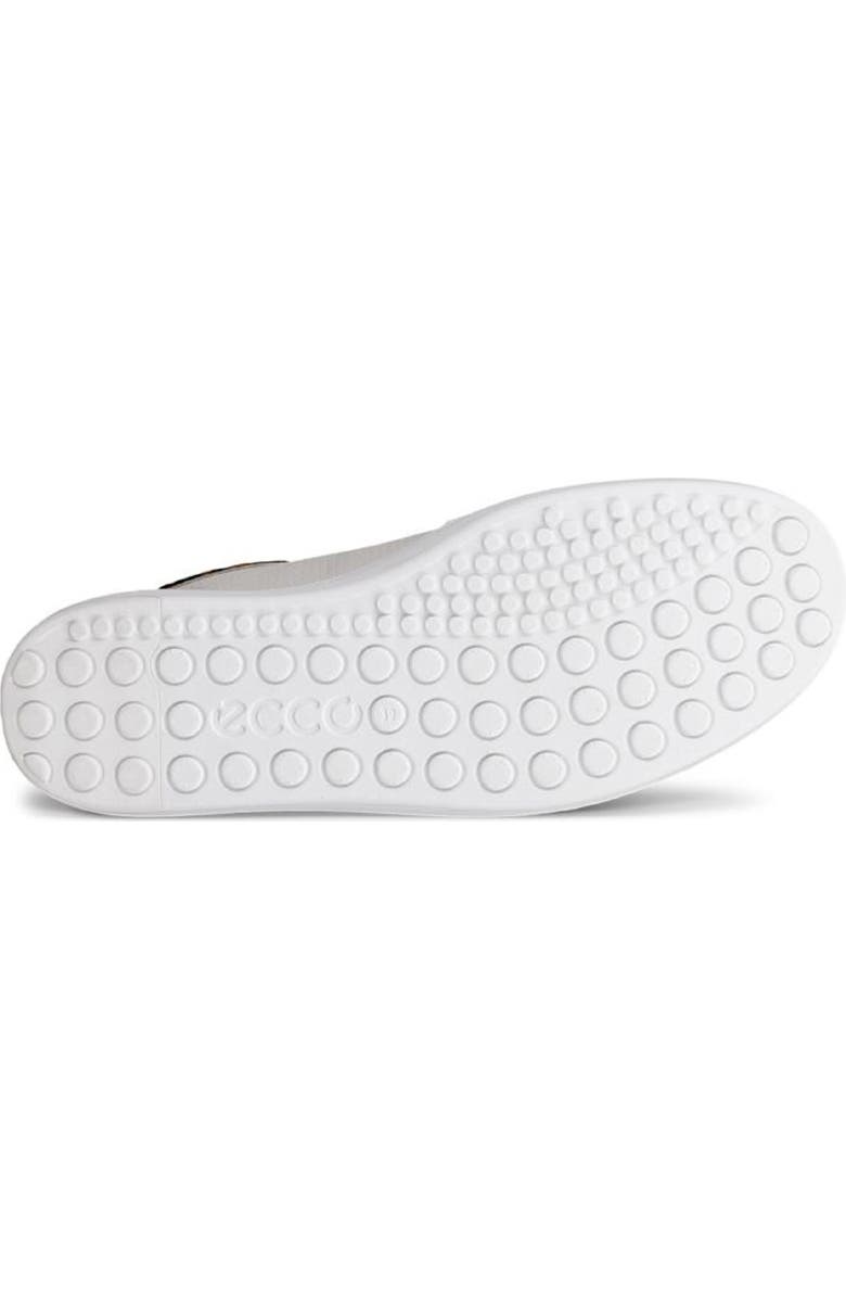 ECCO Soft 60 Sneaker, Alternate, color, Limestone/ White/ Leopard Hair