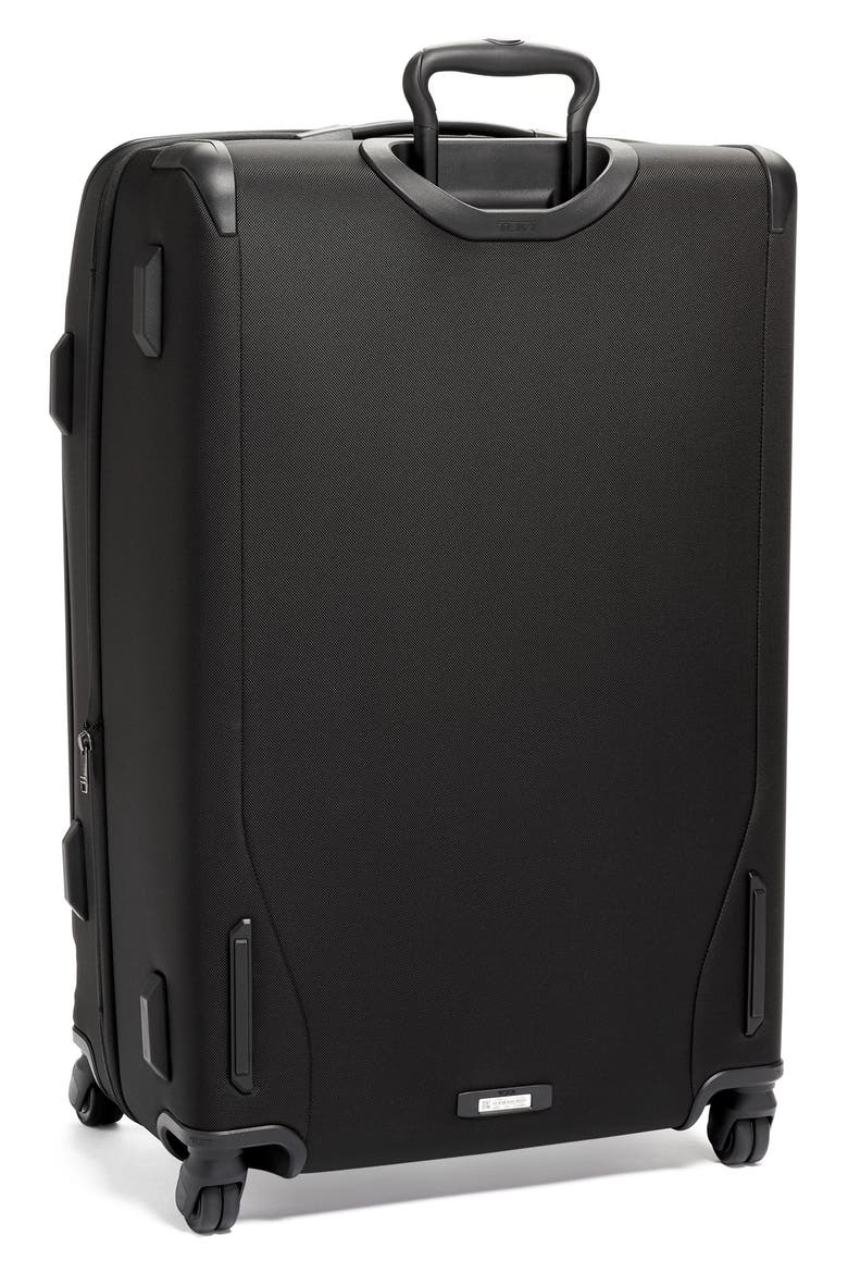 Merge 31-Inch Recycled Extended Trip Expandable Rolling Suitcase, Alternate, color, BLACK