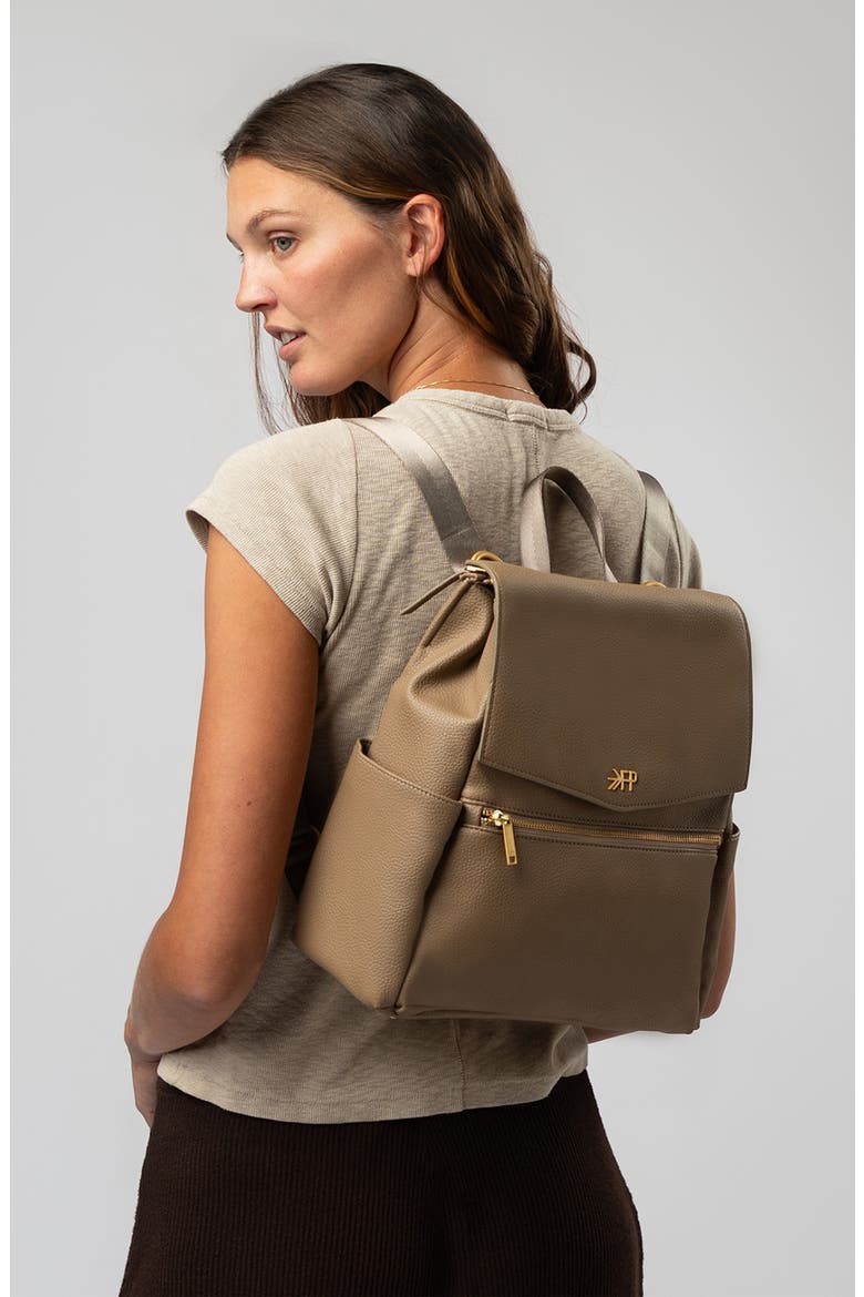 Mini Classic Diaper Backpack, Alternate, color, MEDIUM BEIGE