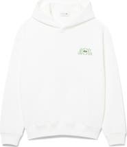 Lacoste Tennis Logo Cotton Fleece Hoodie