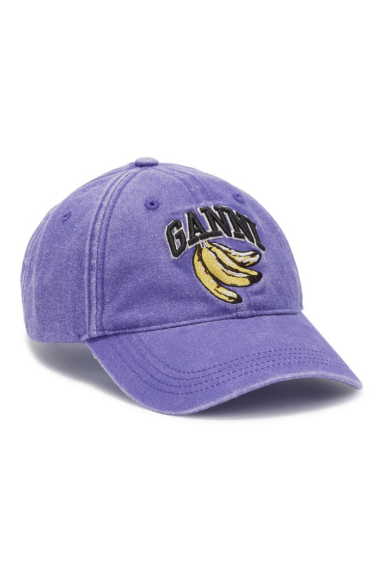 Washed Organic Cotton Canvas Baseball Cap, Main, color, PASSION FLOWER