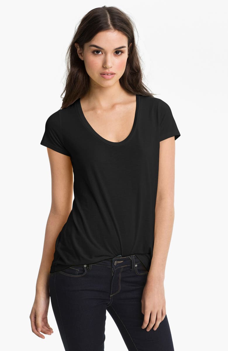 Splendid Scoop Neck Tee, Main, color, 