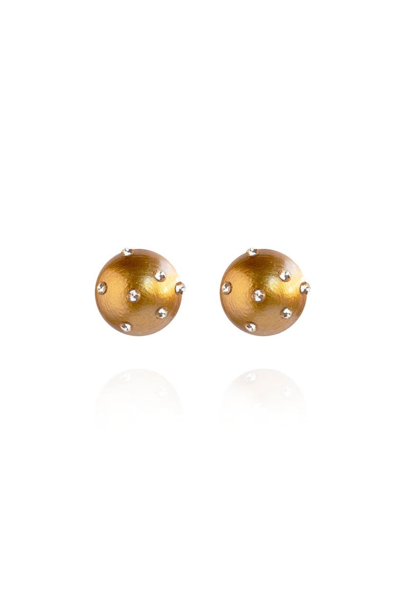 Gaia Jet Petite Earrings, Main, color, Golden Saffron
