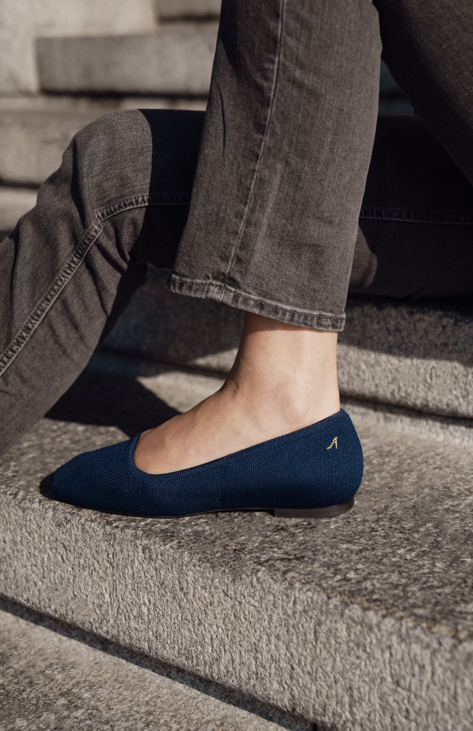 Filippa Orthopedic Expandable Ballet Flats, Alternate, color, Expandable Navy