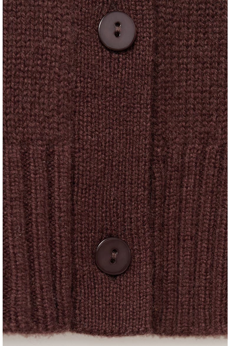 Selection Wool & Cashmere Cardigan, Alternate, color, CHOCOLATE