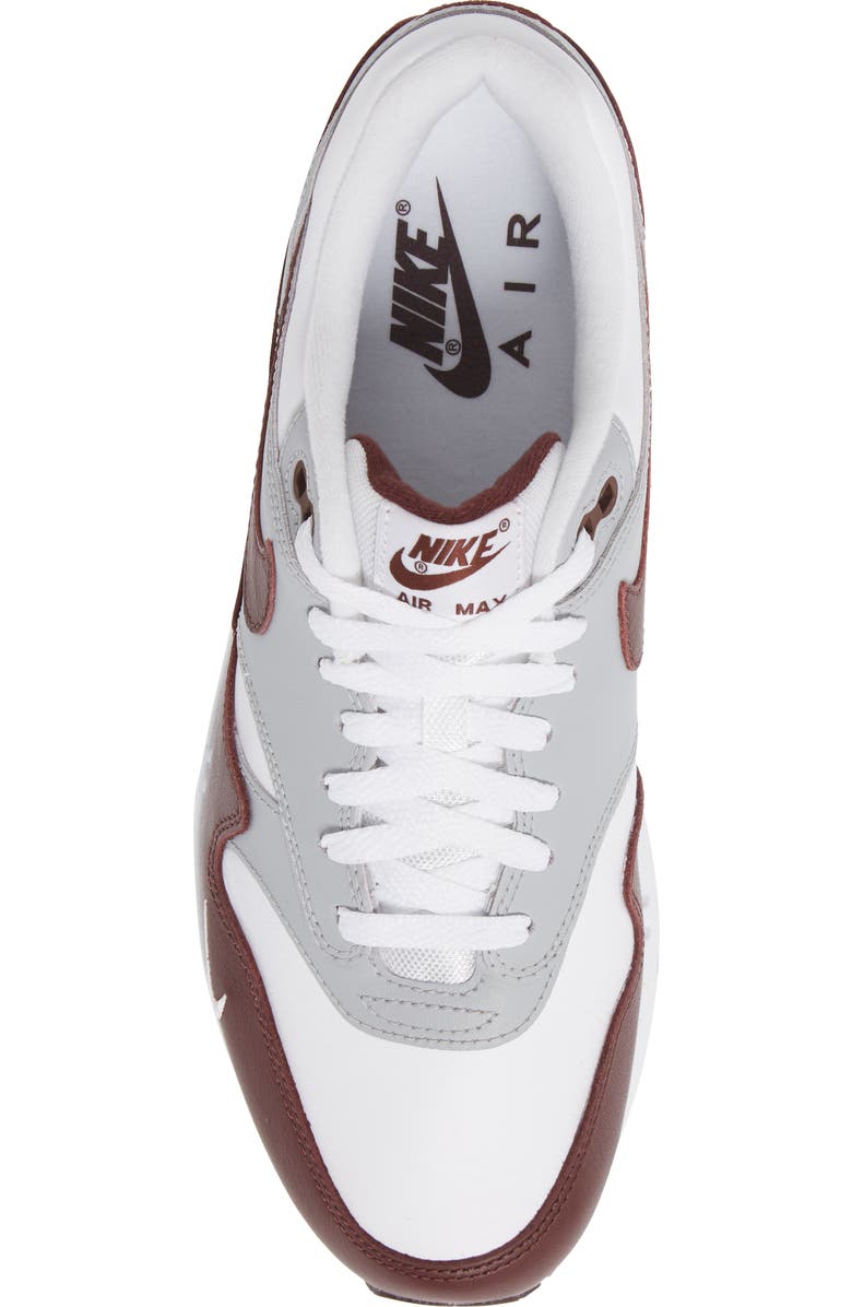 Nike Air Max 1 PRM Sneaker, Alternate, color, White/ Dates/ Grey/ Black