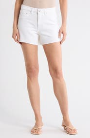 DL1961 Zoie Raw Hem Mid Rise Relaxed Denim Shorts