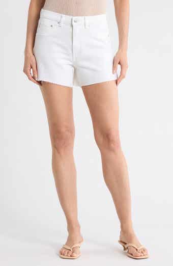 DL1961 Zoie Raw Hem Mid Rise Relaxed Denim Shorts