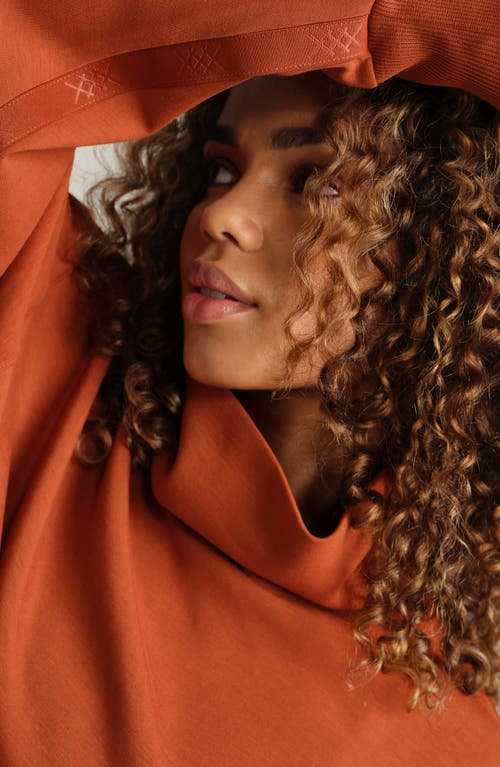 Rhone Dreamglow Mock Neck Top In Orange