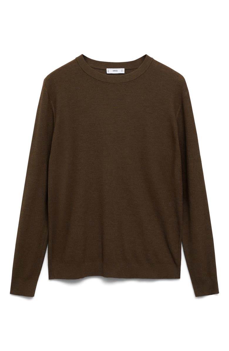 MANGO Regular Fit Fine Knit Sweater, Alternate, color, 