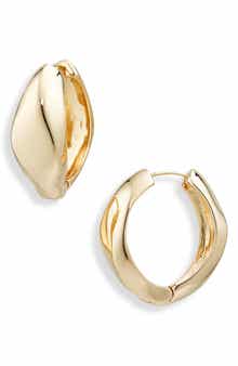 Cara Geometric Hoop Earrings
