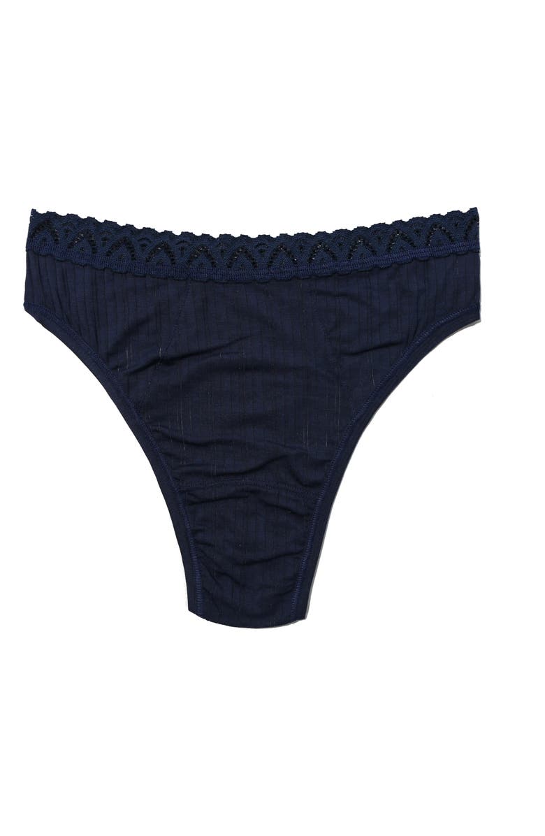 Hanky Panky MellowLuxe<sup>™</sup> High Cut Thong, Alternate, color, Bicoastal