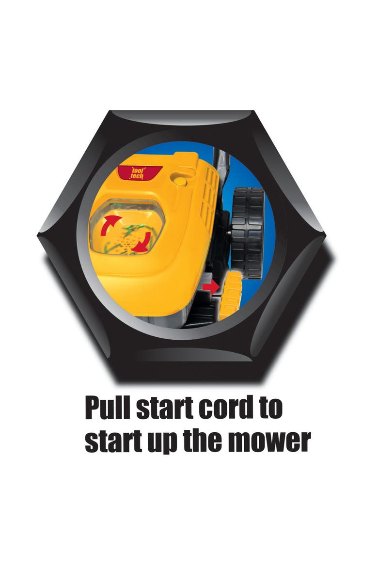Electronic Lawn Mower Children's Pretend Play Toy, Alternate, color, Multicolored