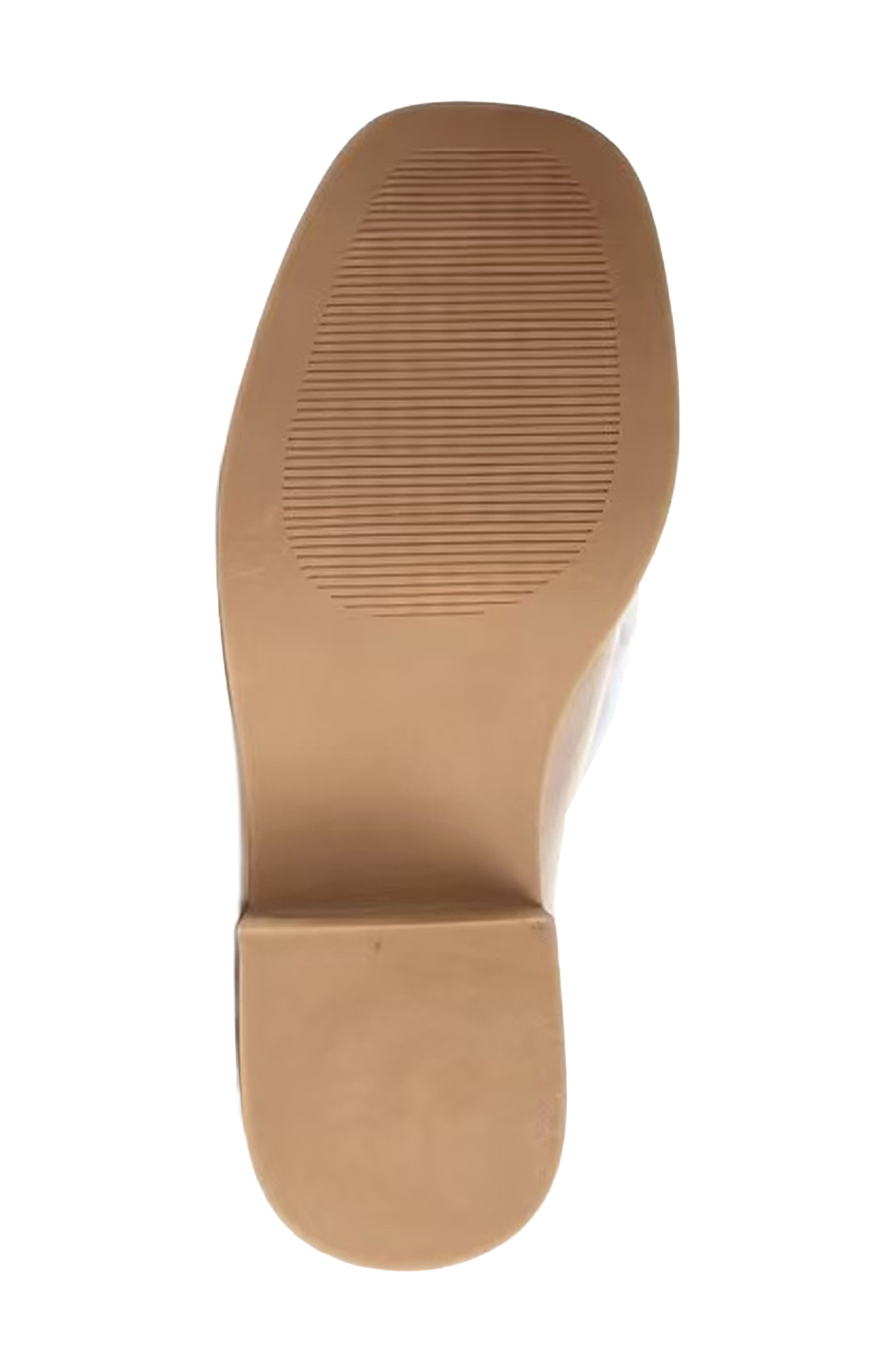 Underhill Knee High Faux Leather Boot, Alternate, color, SEMOLINA