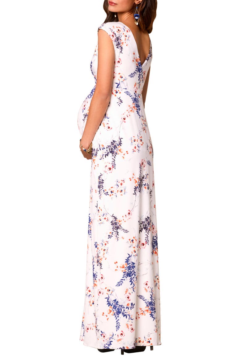 Alana Maternity/Nursing Maxi Dress, Alternate, color, JAPANESE GARDEN