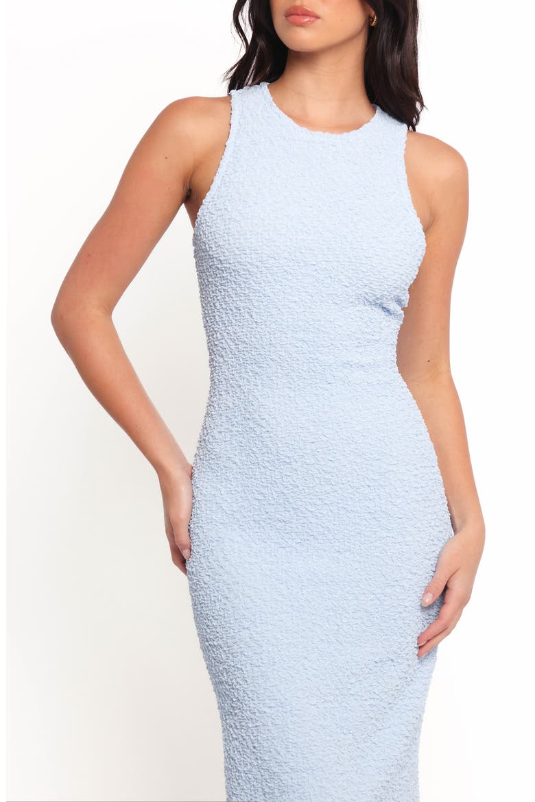 Kristine Pucker Knit Body-Con Maxi Dress, Alternate, color, SOFT BLUE