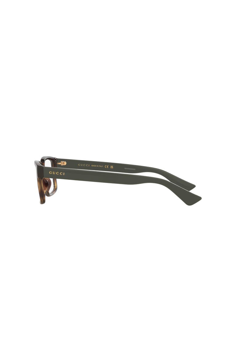 54mm Rectangle optical glasses, Alternate, color, Tortoise