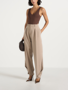 Manière De Voir Sophie Twist Leg Tailored Pants