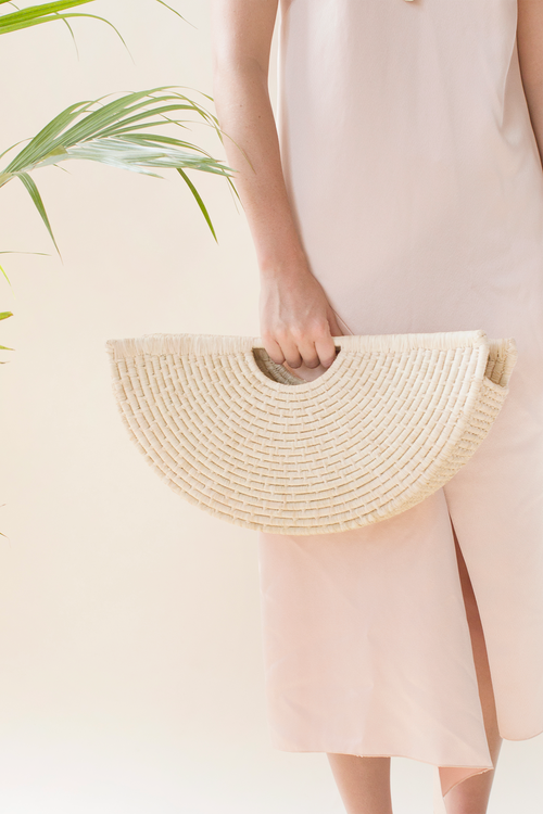 Indego Africa Half Shell Tote In Natural