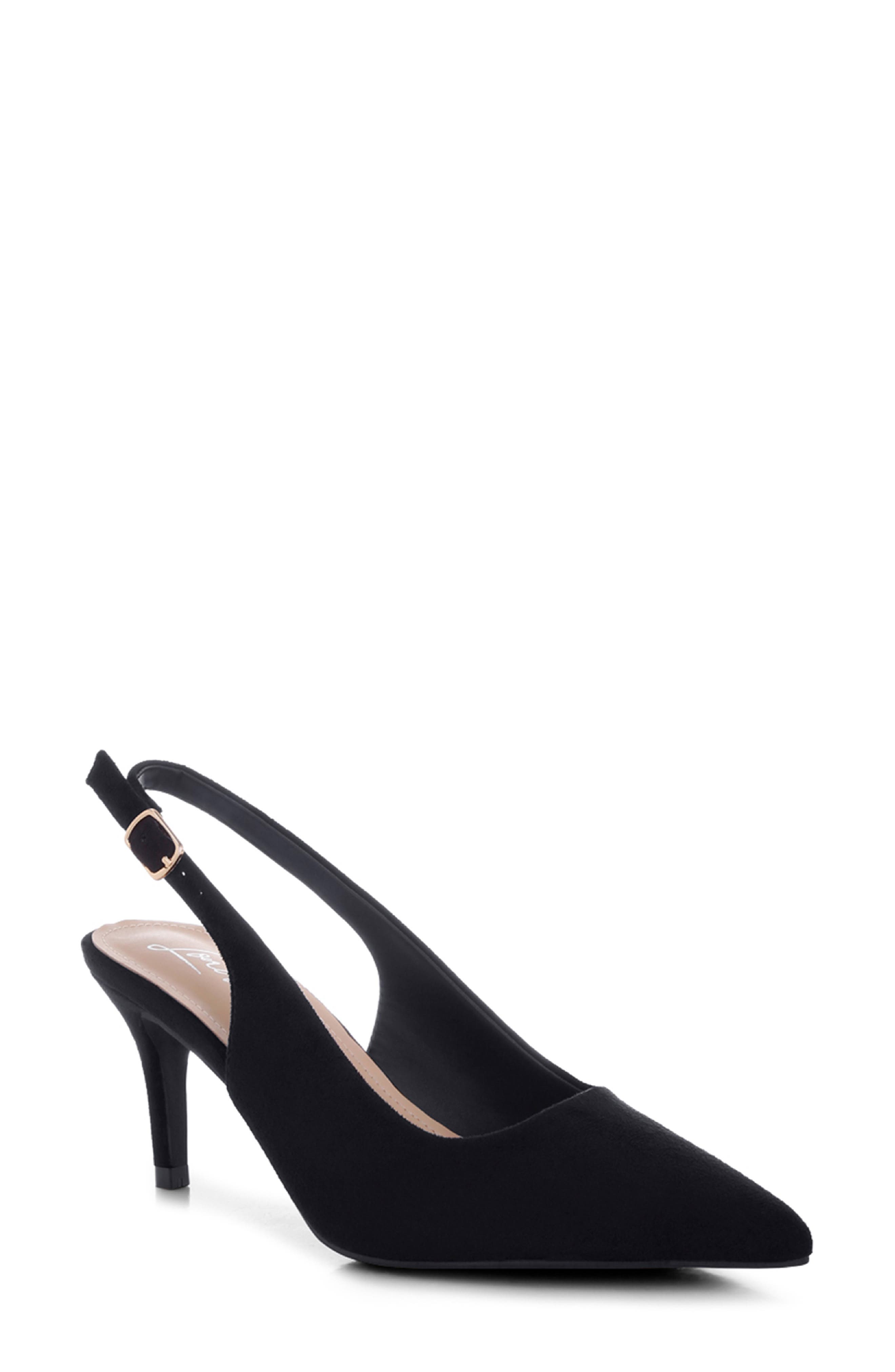 LONDON RAG Theobs Pointed Toe Slingback Pump