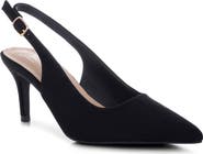 LONDON RAG Theobs Pointed Toe Slingback Pump