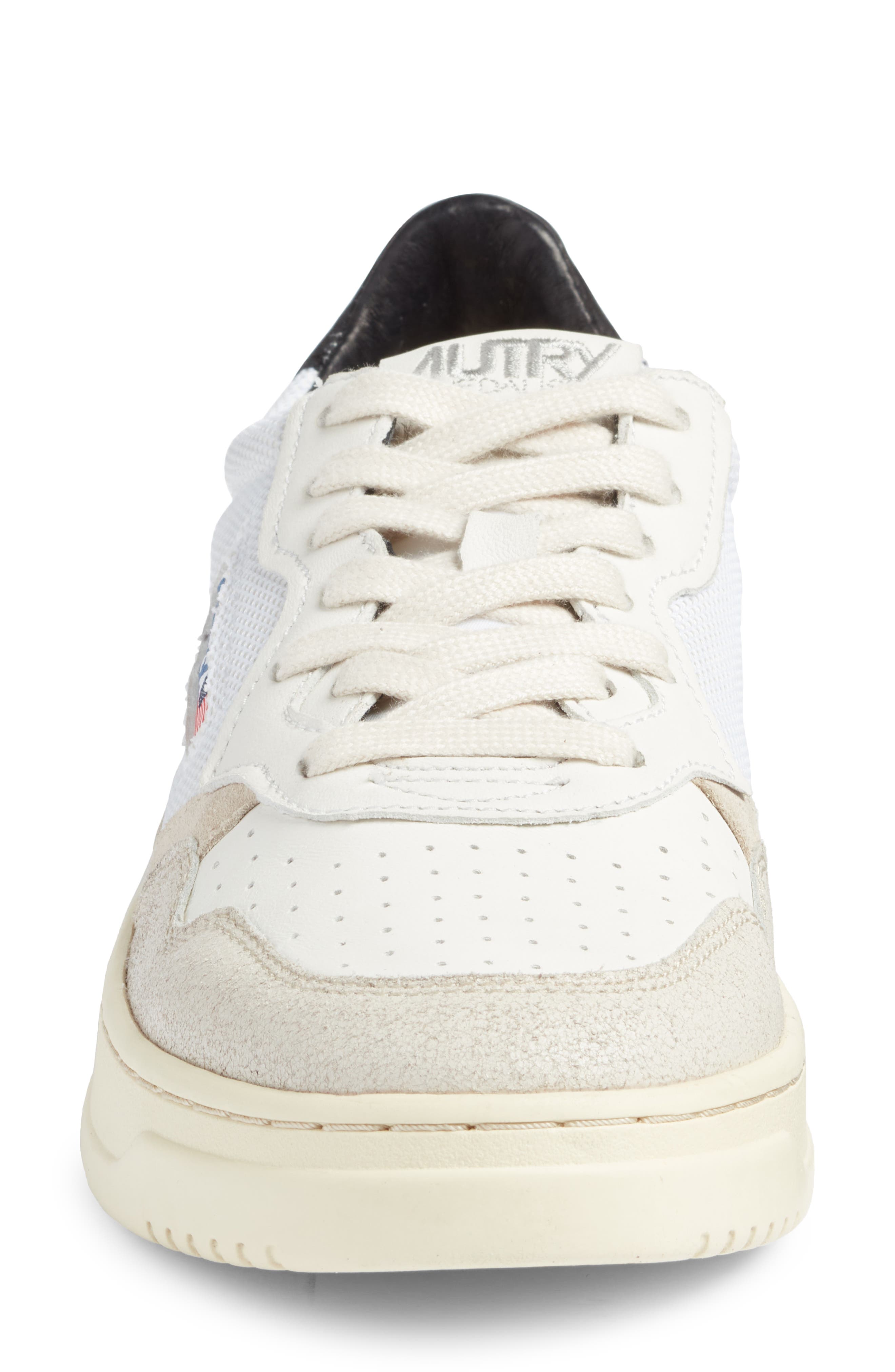 Medalist Low Sneaker, Alternate, color, CRACK/ NABUK BLACK