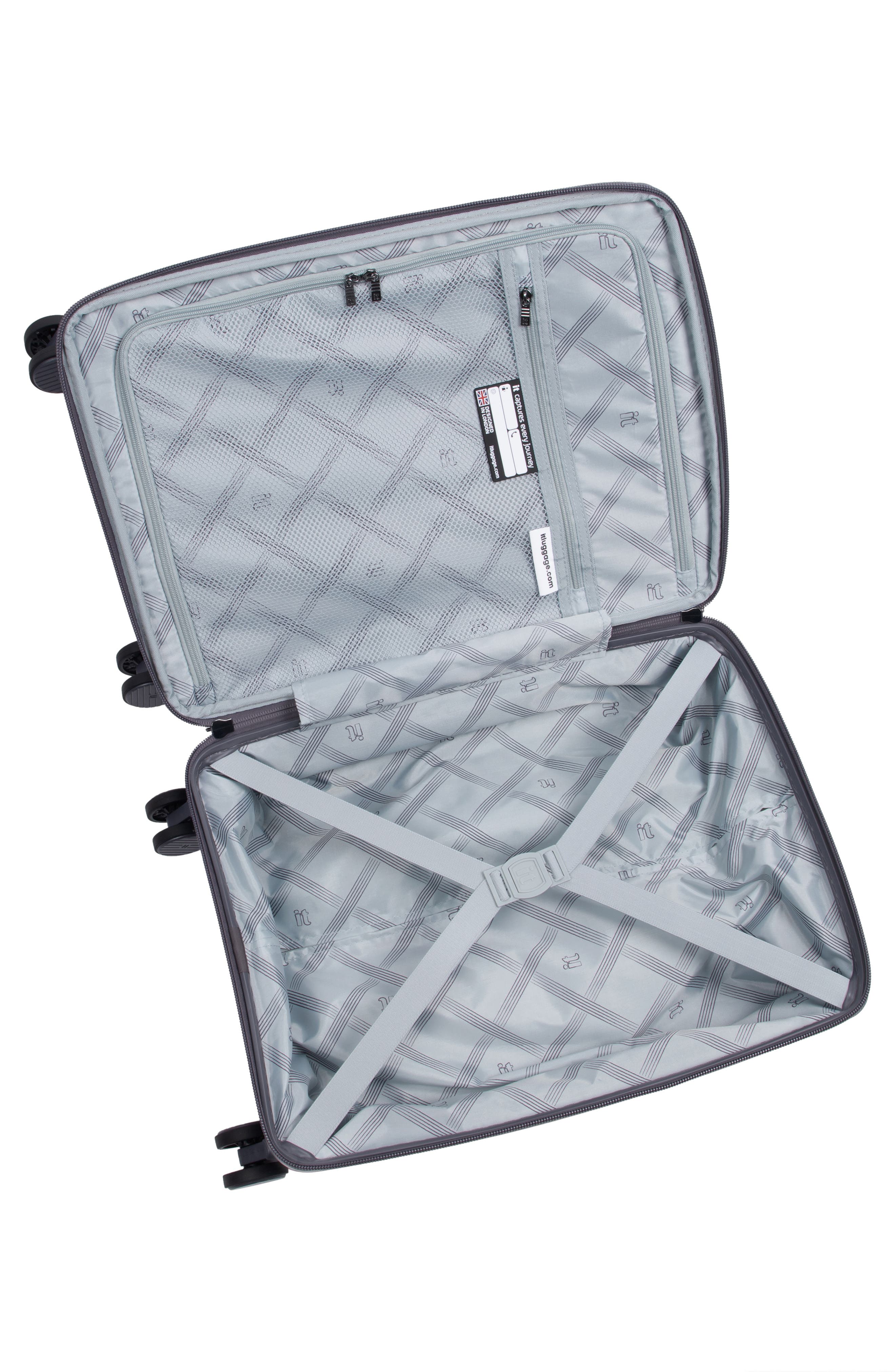 IT LUGGAGE Unanimous 21-Inch Hardside Carry-On Luggage, Alternate, color, Charcoal