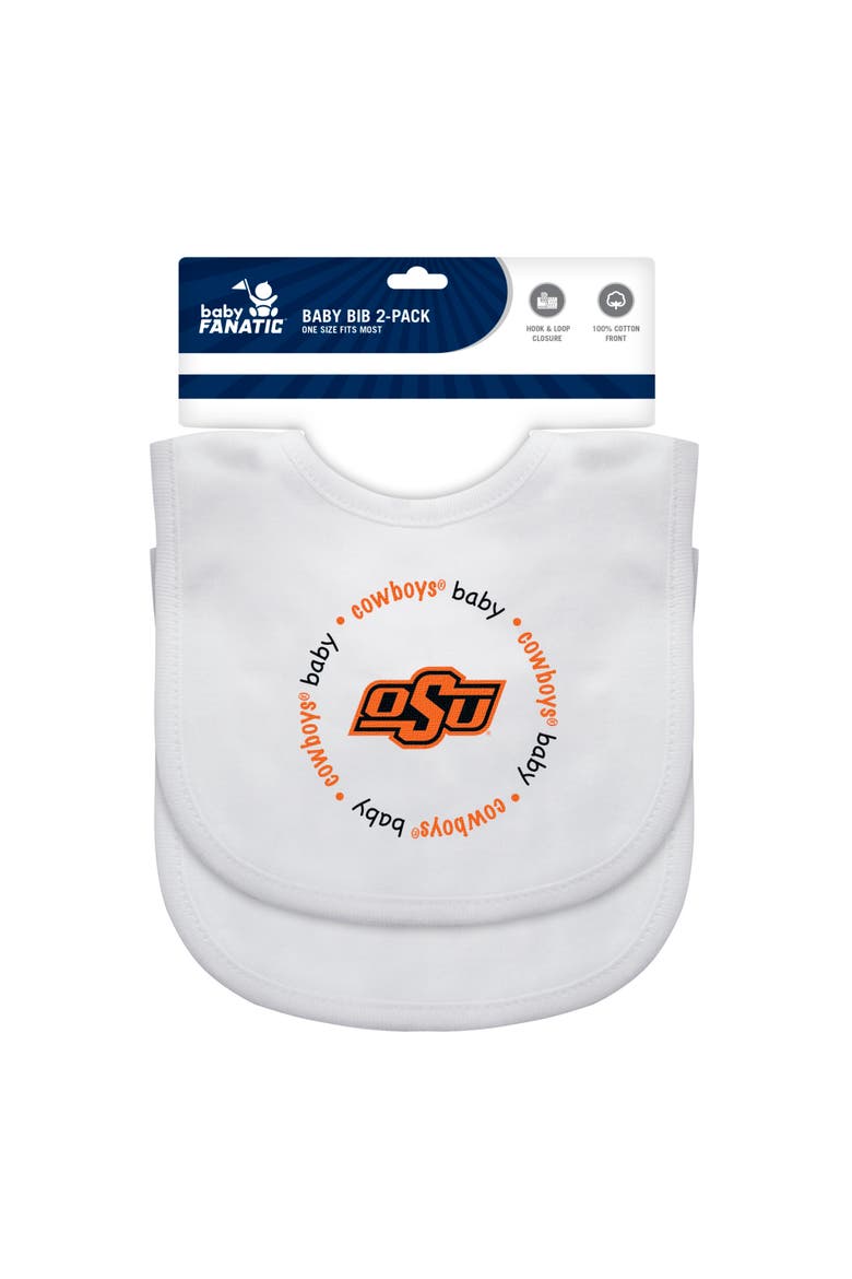 Oklahoma State - Baby Bibs 2-Pack, Alternate, color, White