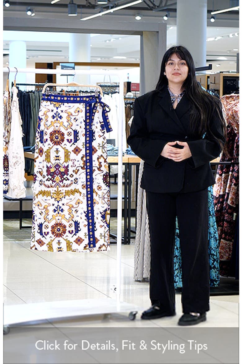 Print Wrap Midi Skirt (Women) | Nordstrom
