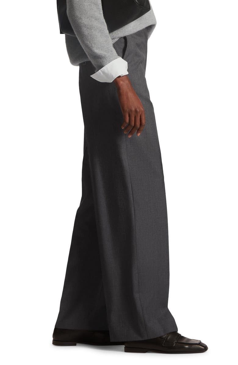COS Wide Leg Wool Trousers, Alternate, color,